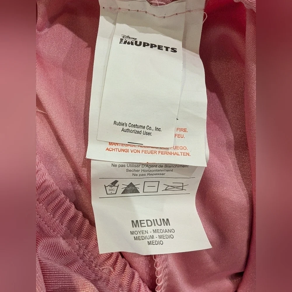 Miss Piggy Costume Dress, Disney's Muppet Studios, pink women's size M - Picture 5 of 9